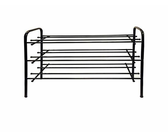 Подставка для обуви ПО - 3/70 (черный) | Интернет магазин мебели и декора LifeDekor