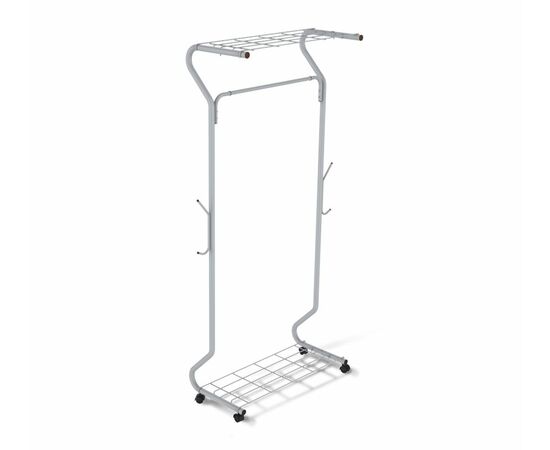 Стойка для одежды SHT-WR 546 (серый/черный) | Интернет магазин мебели и декора LifeDekor