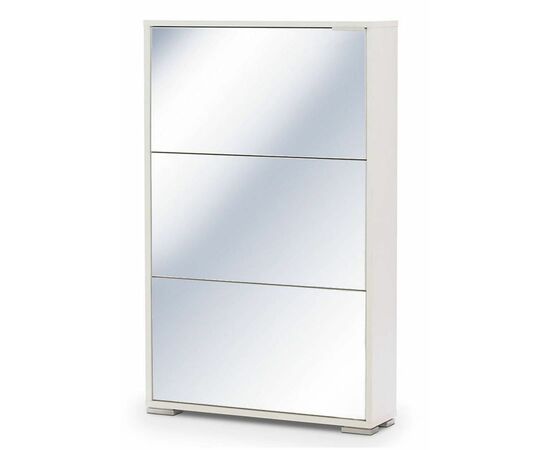 Обувница ВИВА-3 (Белый/Белое стекло) | Интернет магазин мебели и декора LifeDekor