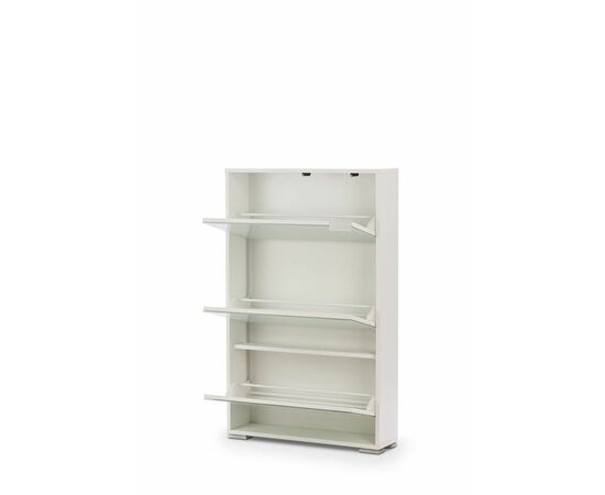 Обувница ВИВА-3 (Белый/Белое стекло), изображение 2 | Интернет магазин мебели и декора LifeDekor