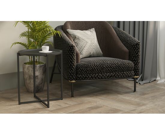 Стол журнальный Калифорния Бьерн черный лофт/черный, изображение 4 | Интернет магазин мебели и декора LifeDekor