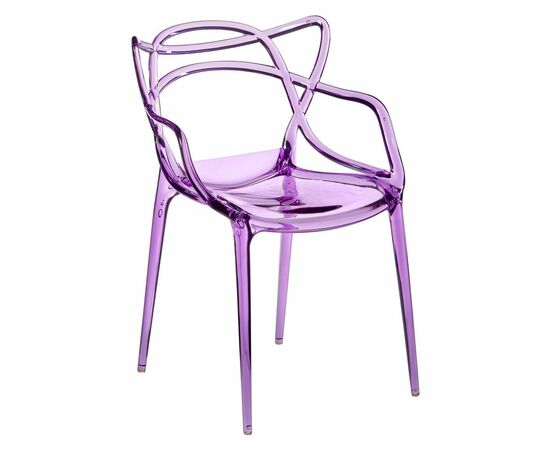 Стул Masters прозрачный сиреневый | Интернет магазин мебели и декора LifeDekor