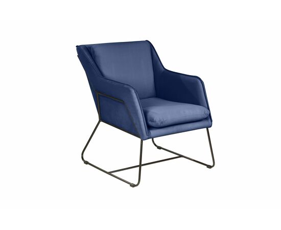Кресло Alex, бархат синий 29 | Интернет магазин мебели и декора LifeDekor