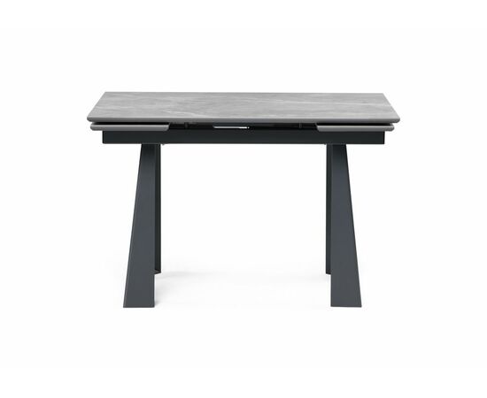 Стол деревянный Бэйнбрук 120х80х76 серый мрамор / графит, изображение 2 | Интернет магазин мебели и декора LifeDekor