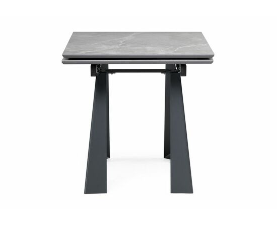 Стол деревянный Бэйнбрук 120х80х76 серый мрамор / графит, изображение 4 | Интернет магазин мебели и декора LifeDekor