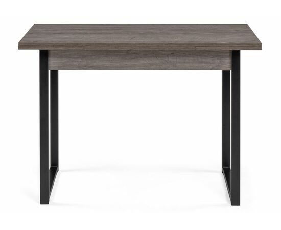 Стол деревянный Форли 110(170)х67х77 рошелье / черный матовый, изображение 2 | Интернет магазин мебели и декора LifeDekor