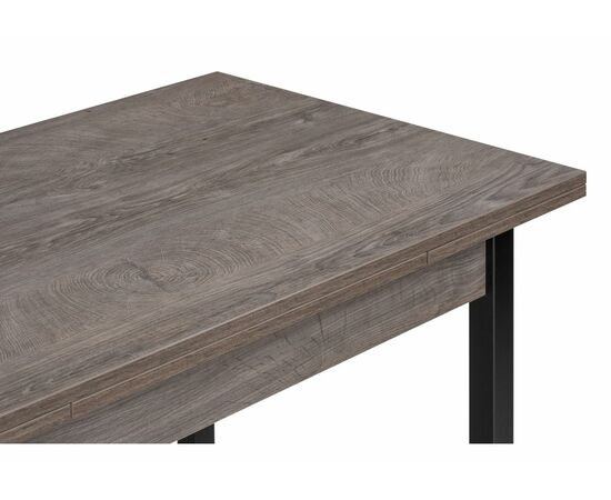 Стол деревянный Форли 110(170)х67х77 рошелье / черный матовый, изображение 5 | Интернет магазин мебели и декора LifeDekor