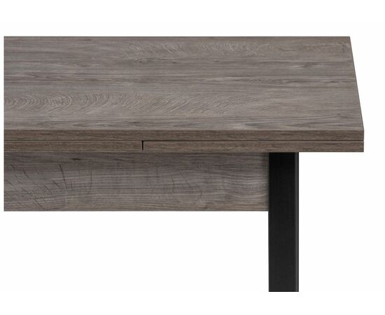 Стол деревянный Форли 110(170)х67х77 рошелье / черный матовый, изображение 6 | Интернет магазин мебели и декора LifeDekor