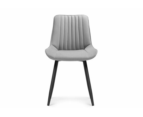 Стул Седа светло-серый / черный, изображение 2 | Интернет магазин мебели и декора LifeDekor
