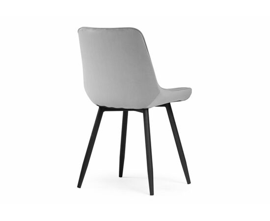 Стул Седа светло-серый / черный, изображение 4 | Интернет магазин мебели и декора LifeDekor
