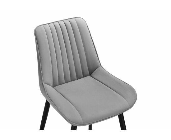 Стул Седа светло-серый / черный, изображение 5 | Интернет магазин мебели и декора LifeDekor