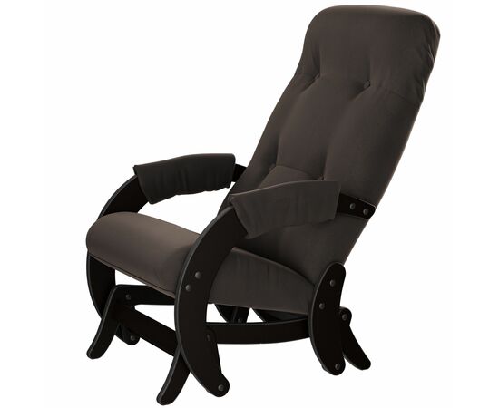 Кресло-маятник Модель 68 Ткань Макс 235, каркас венге | Интернет магазин мебели и декора LifeDekor