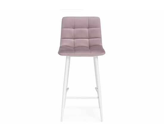 Барный стул Чилли К розовый / белый, изображение 2 | Интернет магазин мебели и декора LifeDekor