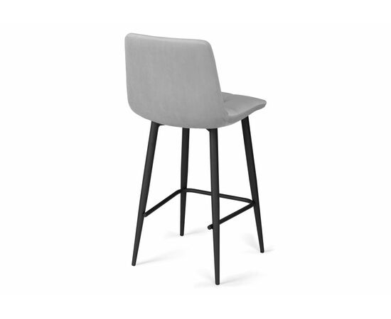 Барный стул Чилли К светло-серый / черный, изображение 4 | Интернет магазин мебели и декора LifeDekor