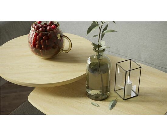 Комплект журнальных столов "Старк" (Дуб янтарный), изображение 4 | Интернет магазин мебели и декора LifeDekor