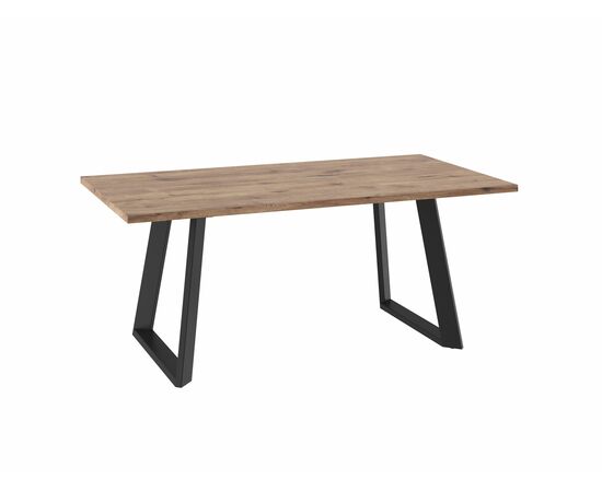 Стол Лофт Люкс 180 Дуб Веллингтон, Черный | Интернет магазин мебели и декора LifeDekor