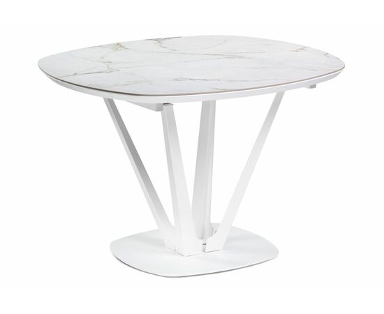 Стол деревянный Азраун белый | Интернет магазин мебели и декора LifeDekor