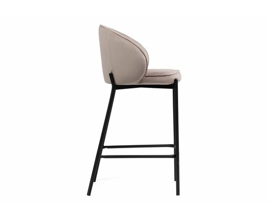 Барный стул Нейл латте / черный, изображение 3 | Интернет магазин мебели и декора LifeDekor