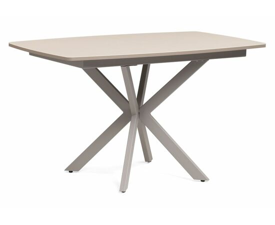 Стол стеклянный Палу латте / капучино | Интернет магазин мебели и декора LifeDekor