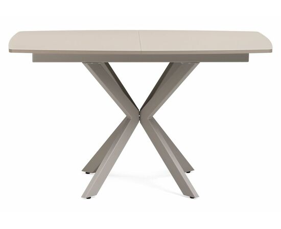 Стол стеклянный Палу латте / капучино, изображение 2 | Интернет магазин мебели и декора LifeDekor