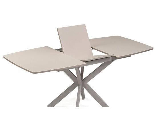 Стол стеклянный Палу латте / капучино, изображение 5 | Интернет магазин мебели и декора LifeDekor