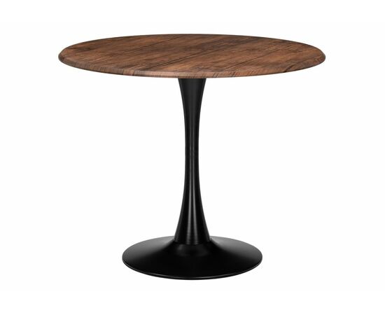 Стол деревянный Тулип 90х73 орех кантри / черный | Интернет магазин мебели и декора LifeDekor