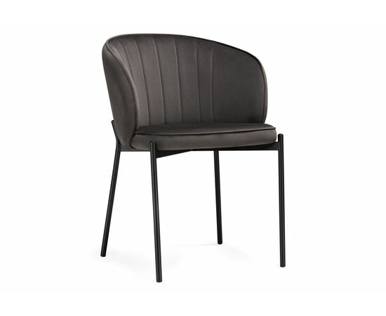 Стул Нейл серый / черный | Интернет магазин мебели и декора LifeDekor