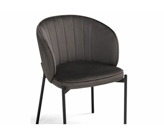 Стул Нейл серый / черный, изображение 5 | Интернет магазин мебели и декора LifeDekor