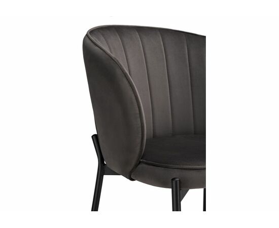 Стул Нейл серый / черный, изображение 6 | Интернет магазин мебели и декора LifeDekor