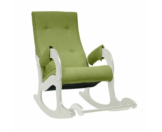 Кресло-качалка  Модель 707 (Verona Apple green/Дуб шампань) | Интернет магазин мебели и декора LifeDekor