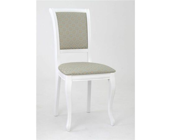 Стул Дионис (Белый/ ткань Santa Izumrud), изображение 2 | Интернет магазин мебели и декора LifeDekor