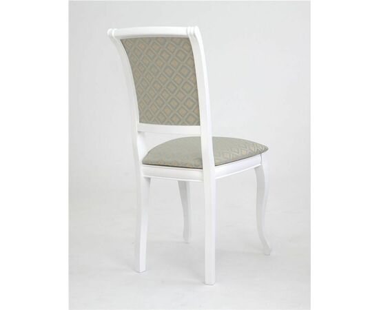 Стул Дионис (Белый/ ткань Santa Izumrud), изображение 3 | Интернет магазин мебели и декора LifeDekor