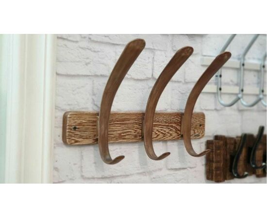 Вешалка настенная SHT-WH-21 (дерево-пластик/атланта брашированный), изображение 2 | Интернет магазин мебели и декора LifeDekor