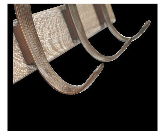 Вешалка настенная SHT-WH-21 (дерево-пластик/атланта брашированный), изображение 3 | Интернет магазин мебели и декора LifeDekor