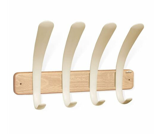 Вешалка настенная SHT-WH-22 (дерево-пластик/прозрачный лак-ваниль) | Интернет магазин мебели и декора LifeDekor