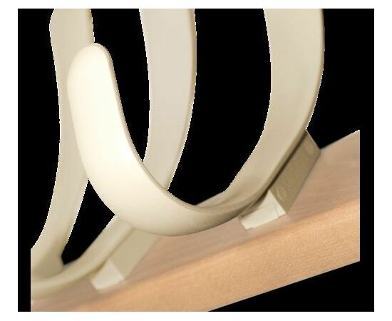 Вешалка настенная SHT-WH-22 (дерево-пластик/прозрачный лак-ваниль), изображение 2 | Интернет магазин мебели и декора LifeDekor