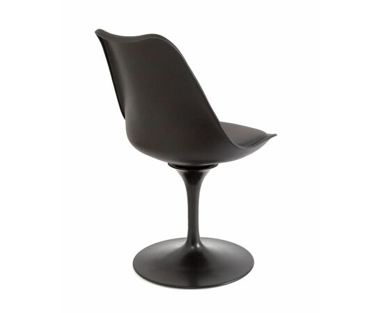 Стул на круглом основании 635-E-T (BLACK 04/основание Черный), изображение 2 | Интернет магазин мебели и декора LifeDekor