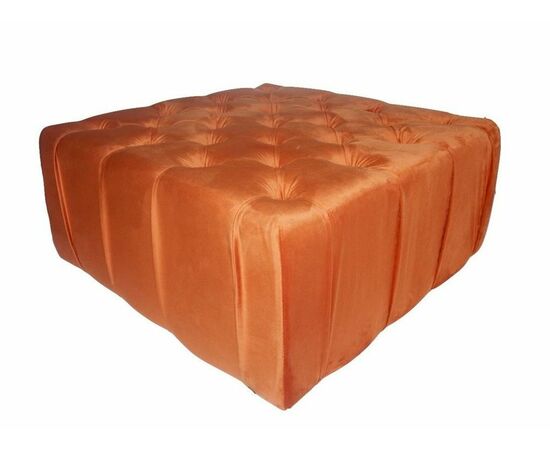 Пуф АУ-12 TOGAS (COL 56) велюр терракотовый | Интернет магазин мебели и декора LifeDekor