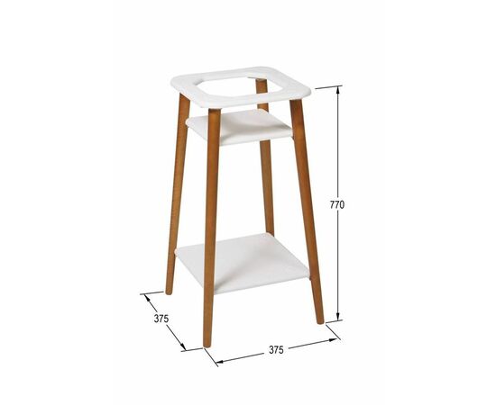 Подставка "Флора" (Белый), изображение 2 | Интернет магазин мебели и декора LifeDekor