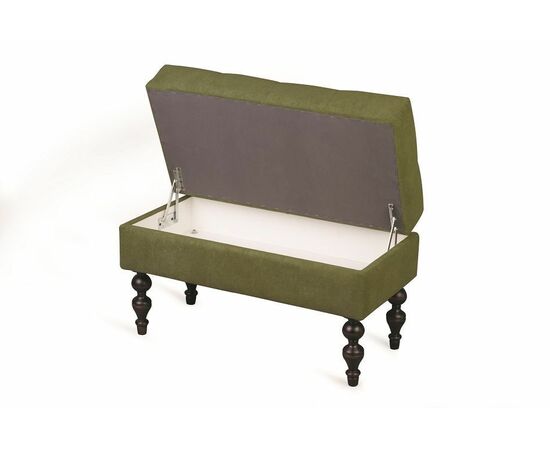 Банкетка Виктория (темный тон / G09 - малахит), изображение 3 | Интернет магазин мебели и декора LifeDekor