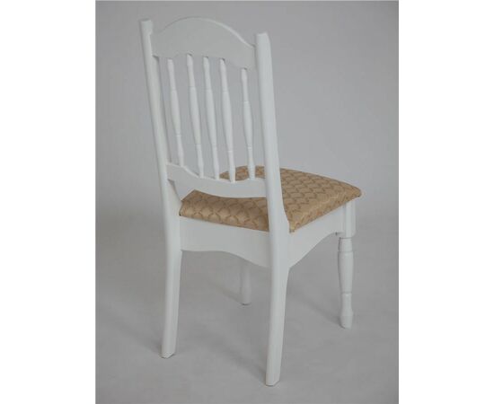 Стул Арфа (массив березы/ткань) Белый, изображение 2 | Интернет магазин мебели и декора LifeDekor