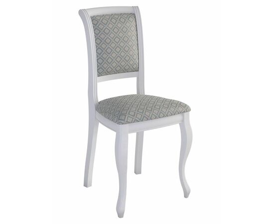Стул Дионис (Белый/ ткань Santa Izumrud) | Интернет магазин мебели и декора LifeDekor