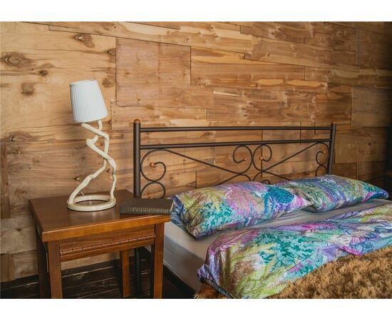 Кровать двуспальная Мишель (160х200) коричневый бархат, изображение 2 | Интернет магазин мебели и декора LifeDekor