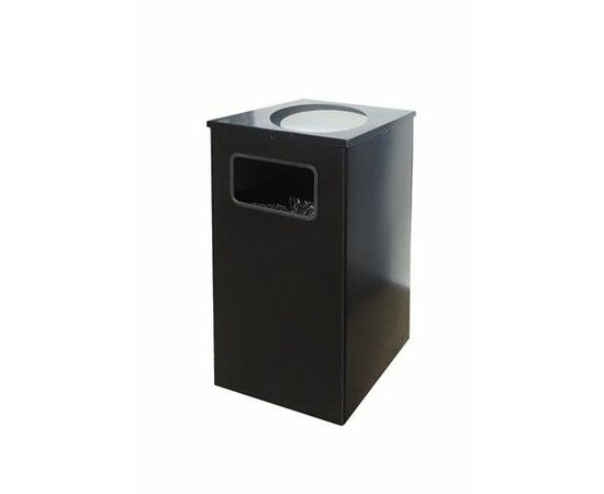 Урна уличная Квадро-13 (черный) | Интернет магазин мебели и декора LifeDekor