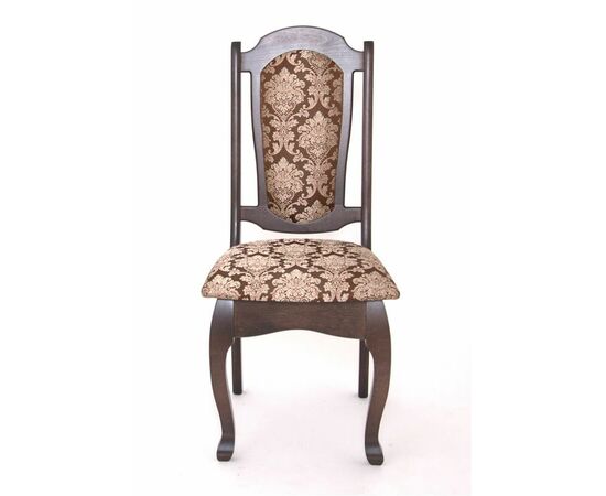 Стул Барон (массив березы/ткань Вензель) венге, изображение 2 | Интернет магазин мебели и декора LifeDekor