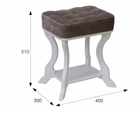 Банкетка Берже 26 белый ясень | Интернет магазин мебели и декора LifeDekor