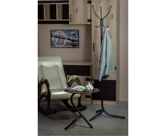 Стол журнальный Дуэт 5 черный/ тонированное | Интернет магазин мебели и декора LifeDekor