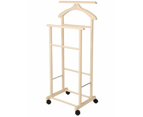 Вешалка костюмная на колесах В 22Н слоновая кость | Интернет магазин мебели и декора LifeDekor