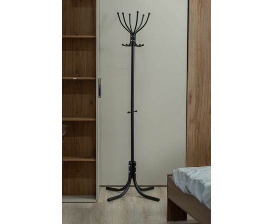 Вешалка напольная М 6 черный | Интернет магазин мебели и декора LifeDekor