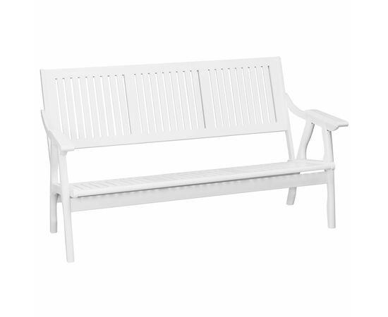 Диван-скамья Массив решетка, каркас снег | Интернет магазин мебели и декора LifeDekor